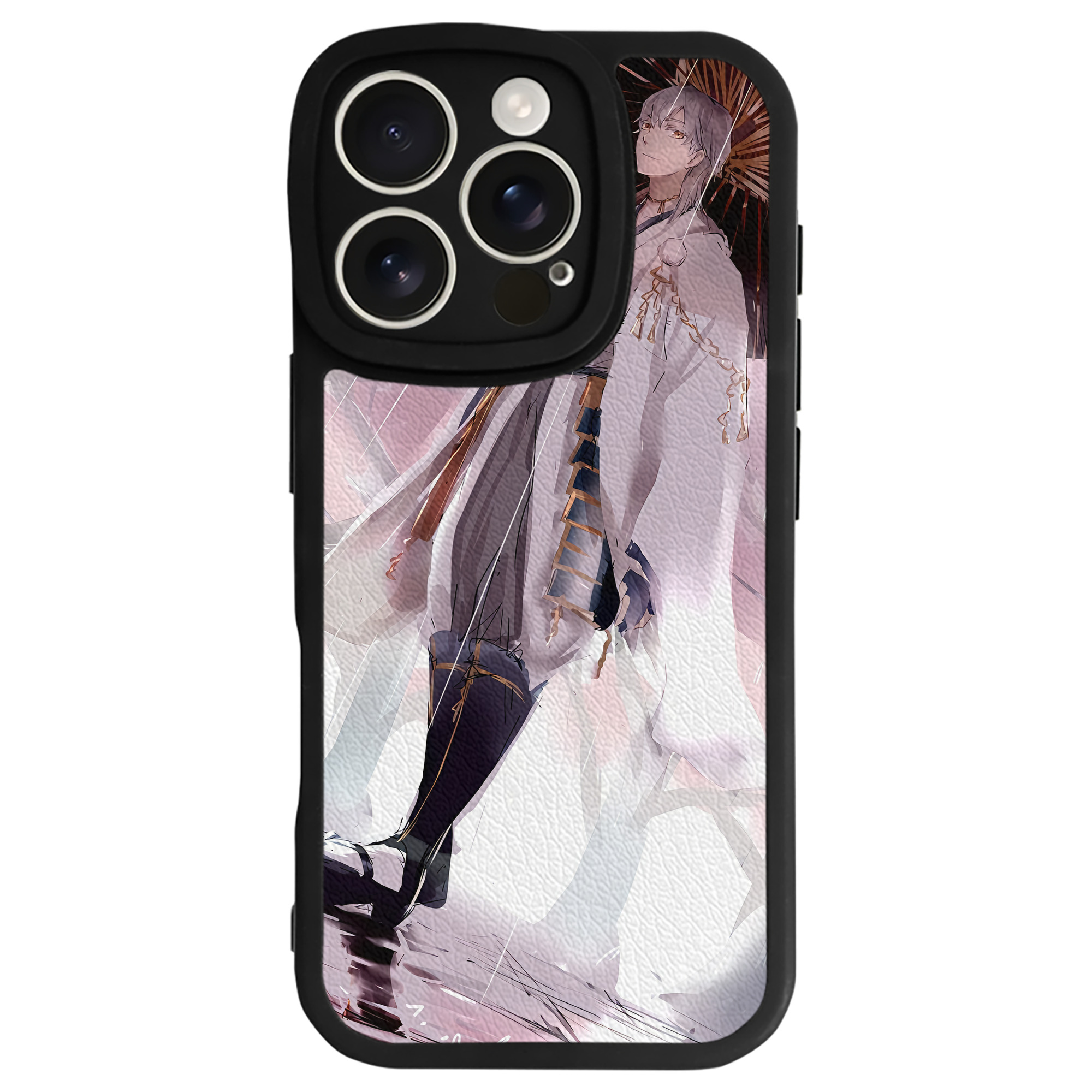 （画像用） 刀剣乱舞 Touken Ranbu 【iPhone 16シリーズ対応】シリコンスマホケース（レザー調） 材質：シリコン